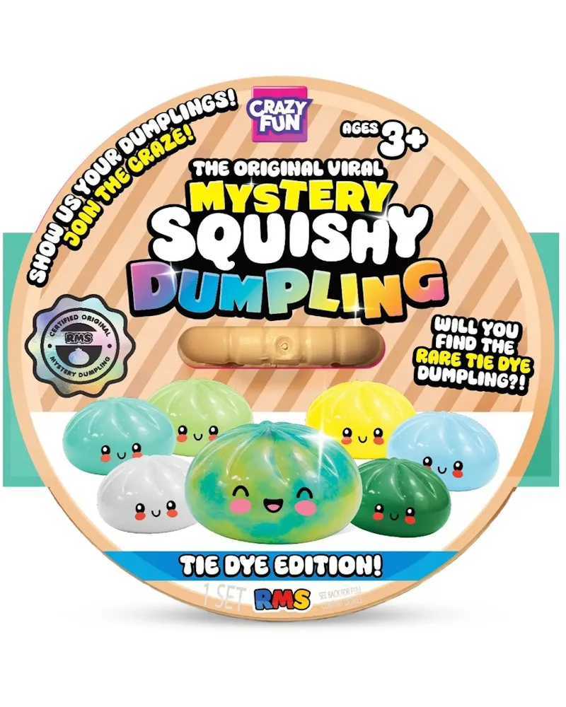 Squishy Bun The Original Viral Mystery Squishy Dumpling (Tie Dye) Blind Box
