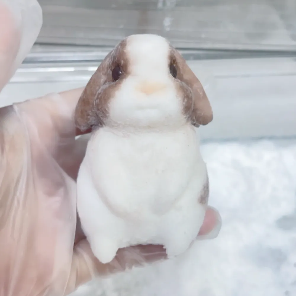 Squishy Bunny Stress Relief Decompression Toy w/ Flocking — photo 4