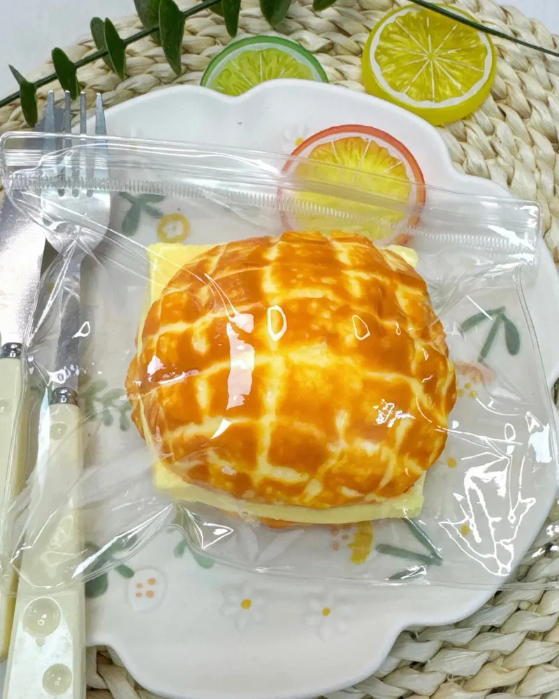 Squishy Cheese Bread Stress Relief Decompression Toy — photo 2