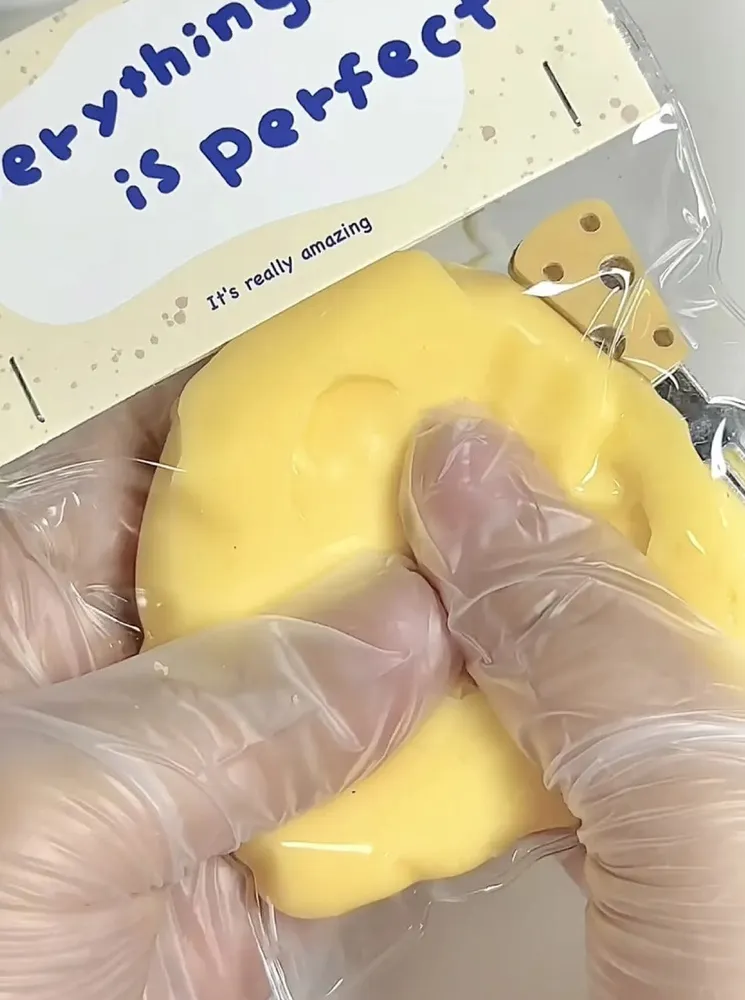 Squishy Cheese Stress Relief Decompression Toy — photo 2