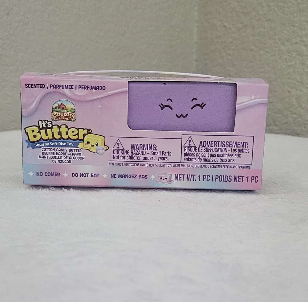 Squishy Farms It's Butter! Small Cotton Candy Scent