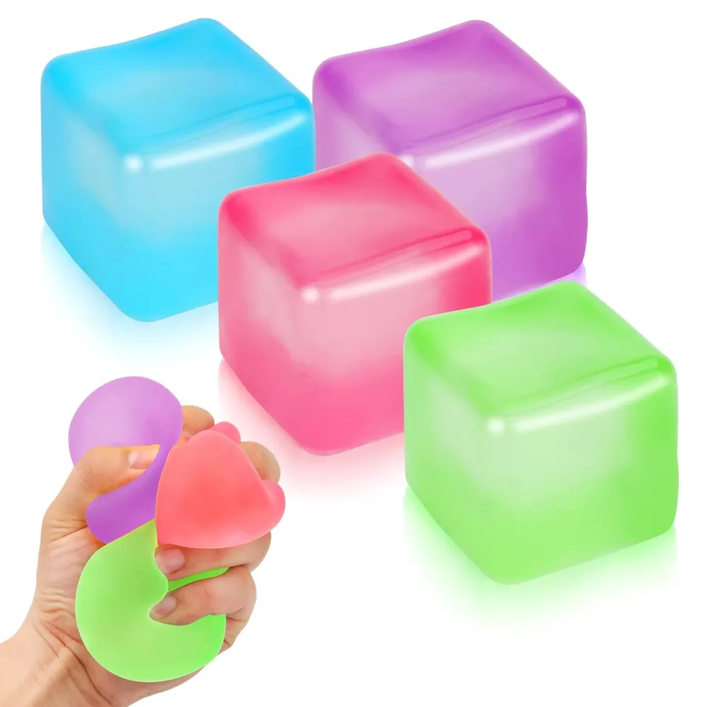 Squishy Fidget Stress Cube Bulk Pack — photo 2