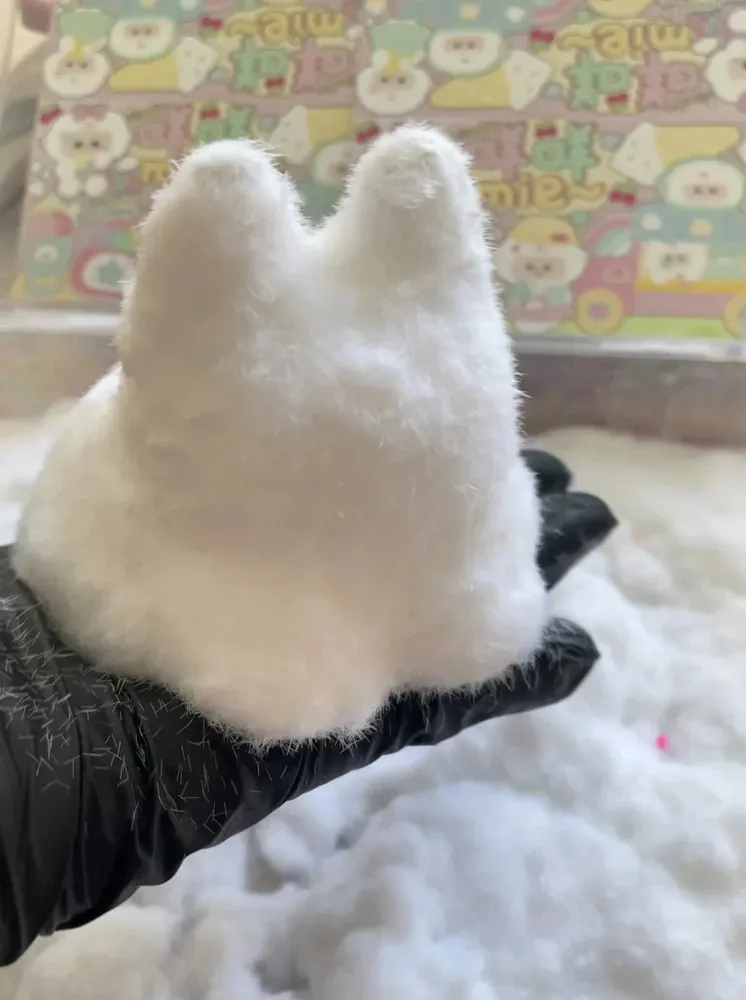 Squishy Putty Bunny Stress Relief Decompression Toy w/ Flocking — photo 2