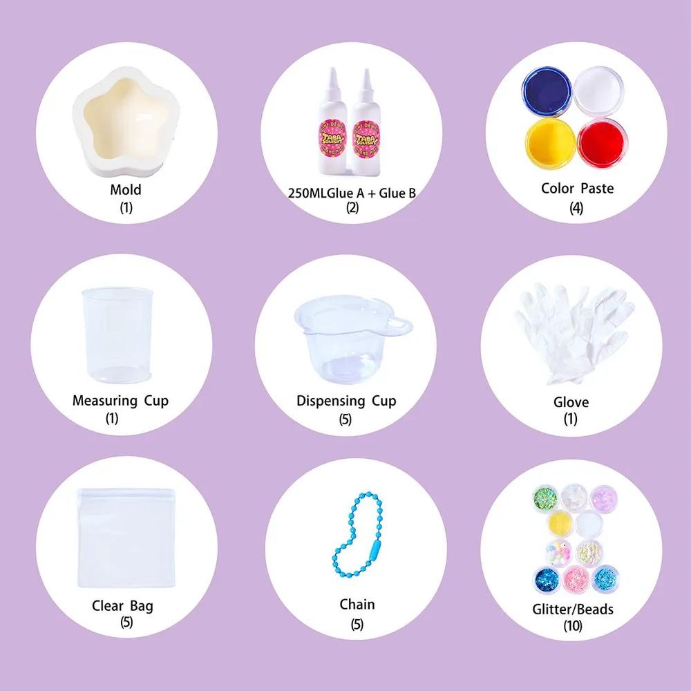 Star Taba Squishy DIY Mold Set — photo 4