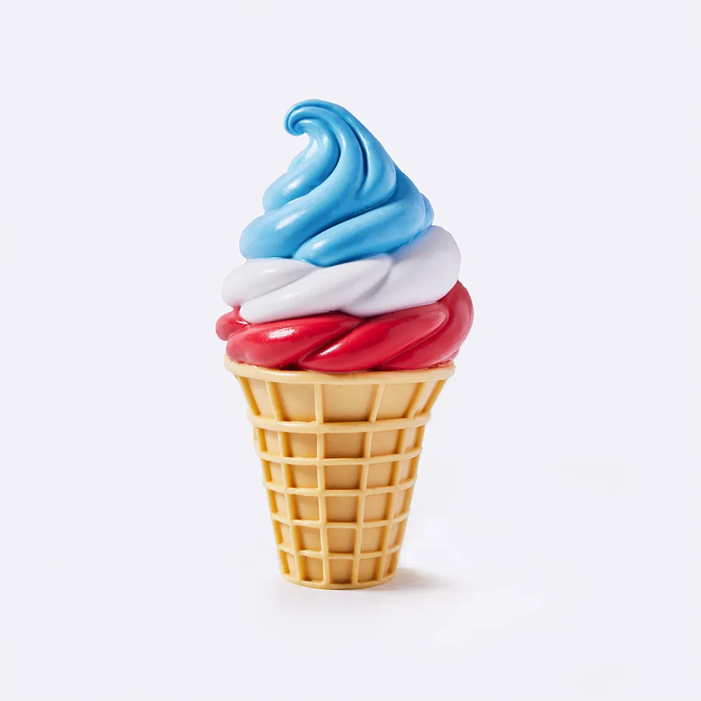 Stars & Stripes Ice Cream Cone Taba Squishy