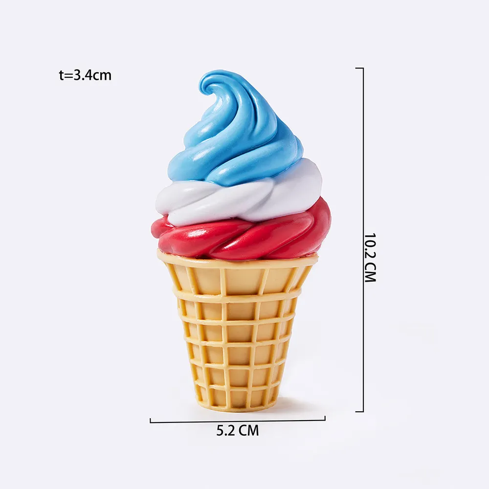 Stars & Stripes Ice Cream Cone Taba Squishy — photo 2