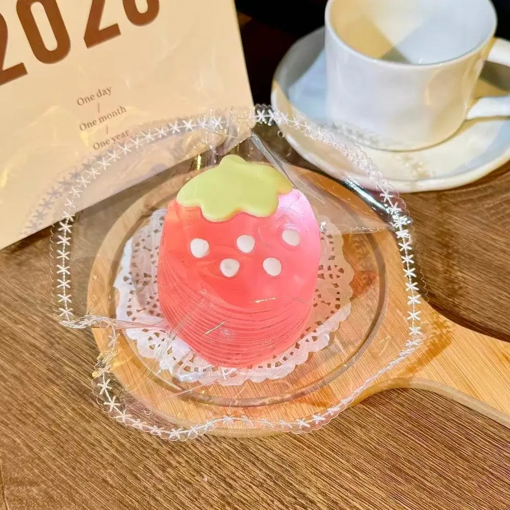 Strawberry Squishy Stress Relief Decompression Toy — photo 2