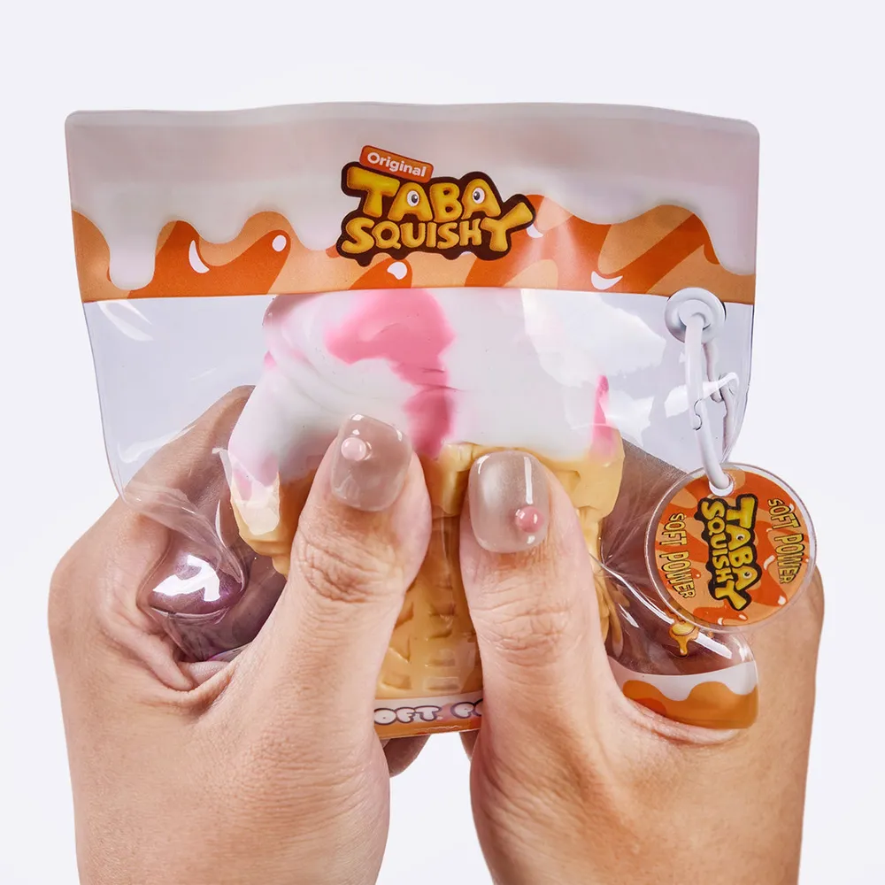 Strawberry Swirl Ice Cream Cone Taba Squishy — photo 4