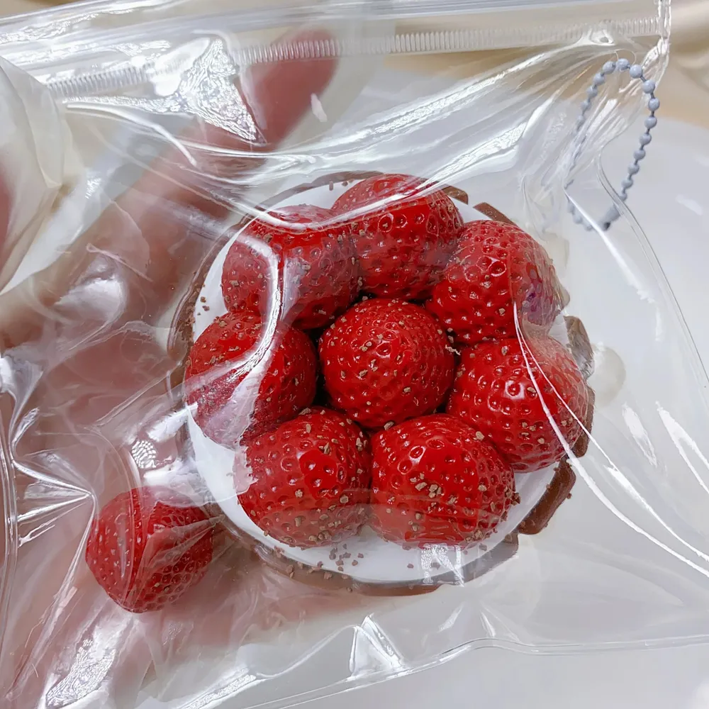 Strawberry Tart Squishy Stress Relief Decompression Toy w/o Flocking — photo 3