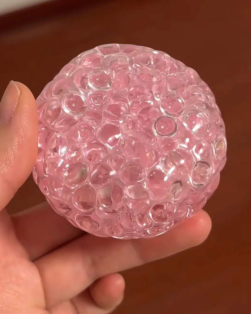Stress Ball Glass Beads Filling Squishy Stress Relief Decompression Toy — photo 2