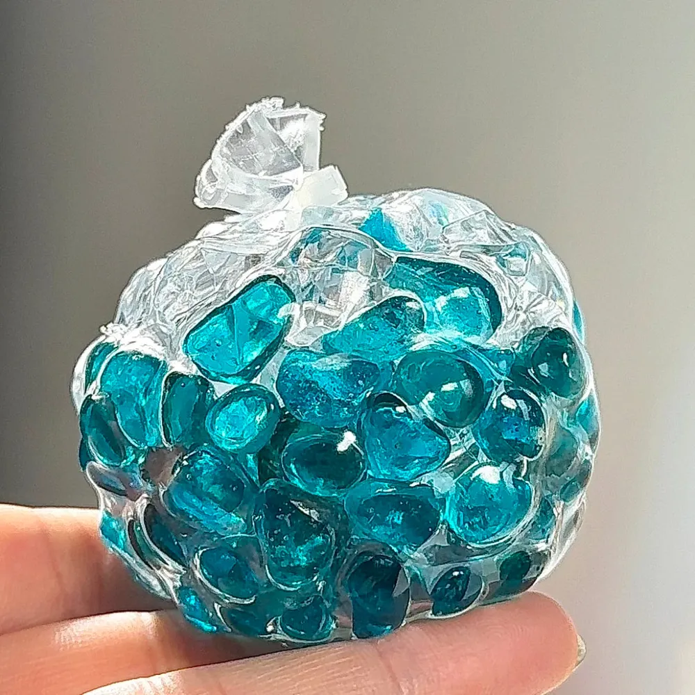 Stress Ball Glass Filler Squishy Stress Relief Decompression Toy