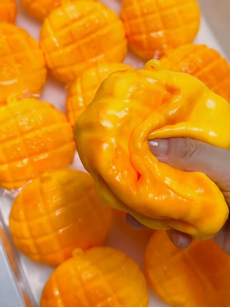 Stress Ball Melon Bread Squishy Stress Relief Decompression Toy — photo 3