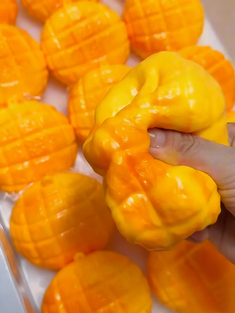 Stress Ball Melon Bread Squishy Stress Relief Decompression Toy — photo 4