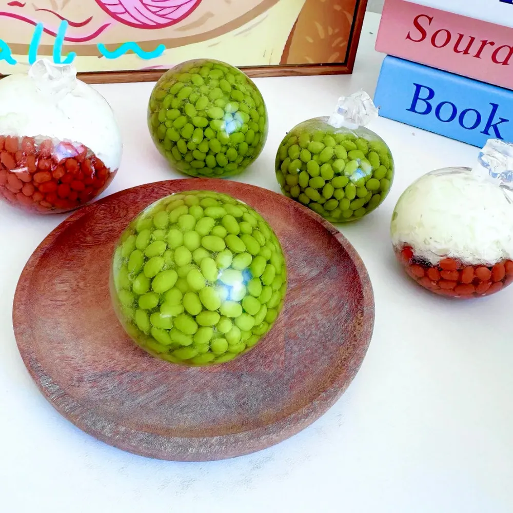 Stress Ball Resin Beans Filling Squishy Stress Relief Decompression Toy — photo 2