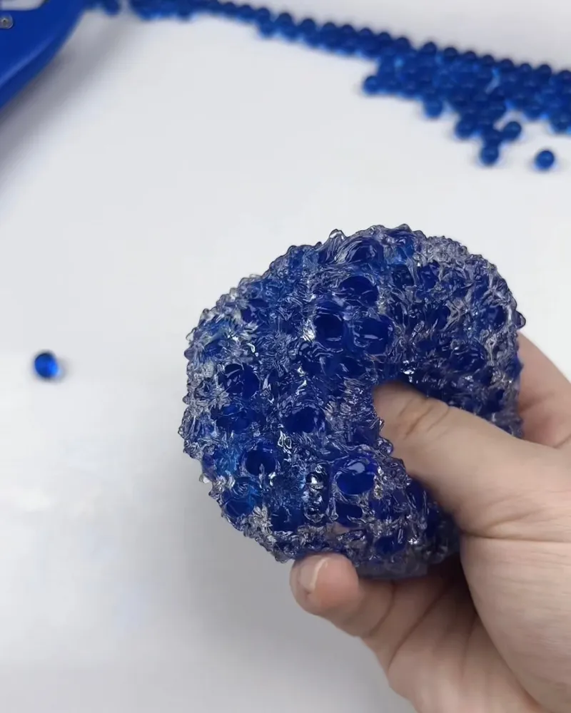 Stress Ball Sapphire Blue Squishy Stress Relief Decompression Toy — photo 3