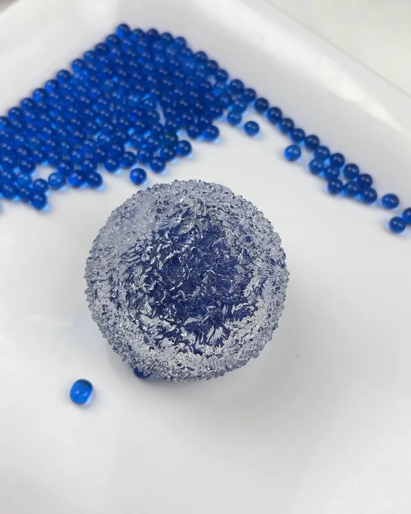 Stress Ball Sapphire Blue Squishy Stress Relief Decompression Toy — photo 4