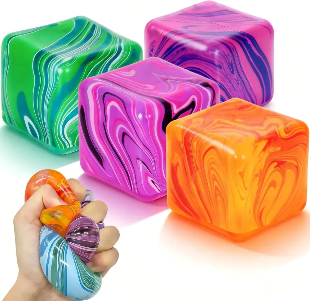 Stress Cube Slow Rising Squishy Fidget Toy — photo 3