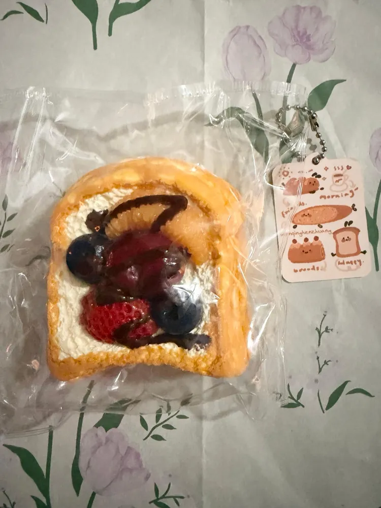 Strong Fruit Toast Squishy