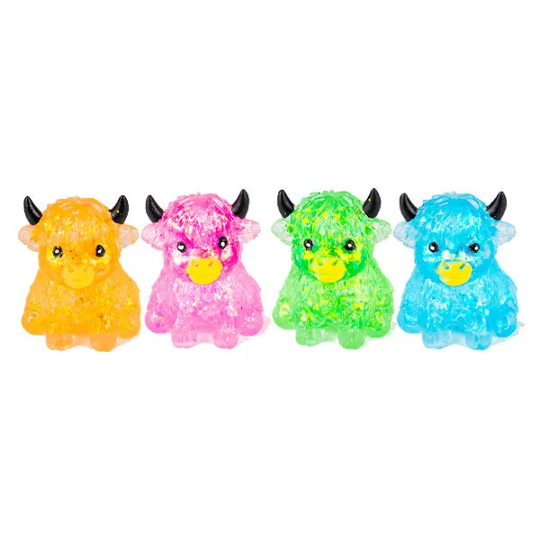 Sugah-Mals Glitter Cows Sugar Stress Ball Squishies Fidget Toy