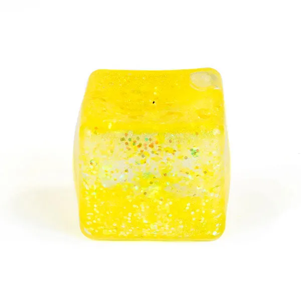 Sugah-Mals Glitter Square Sugar Cube Stress Ball Squishy Fidget Toy — photo 3
