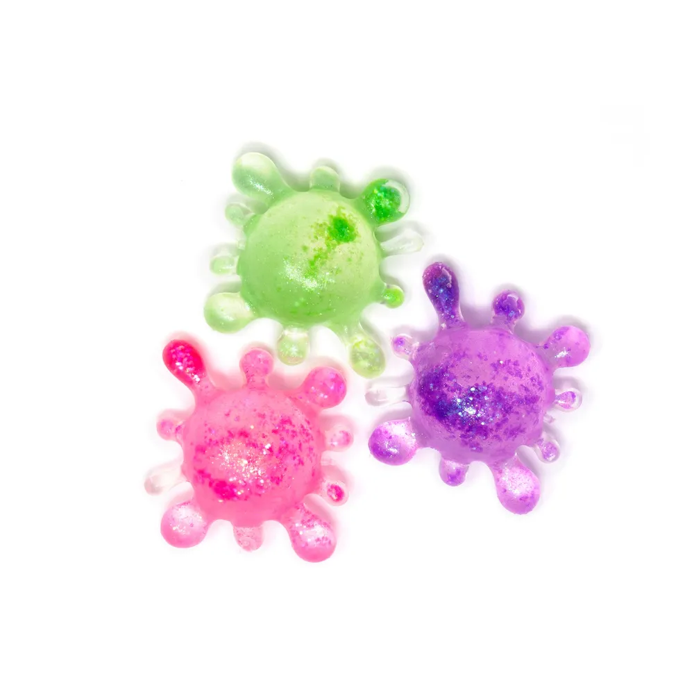 Sugah-Mals Glitter Water Drop Sugar Stress Ball Squishies Fidget Toy