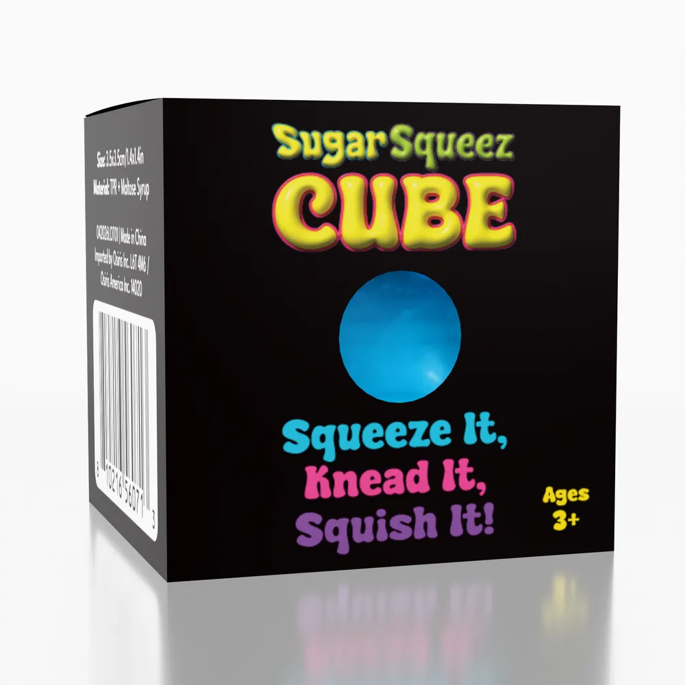 SugarSqueez Cube Large Size Squishies Fidget Sugar Stress Ball