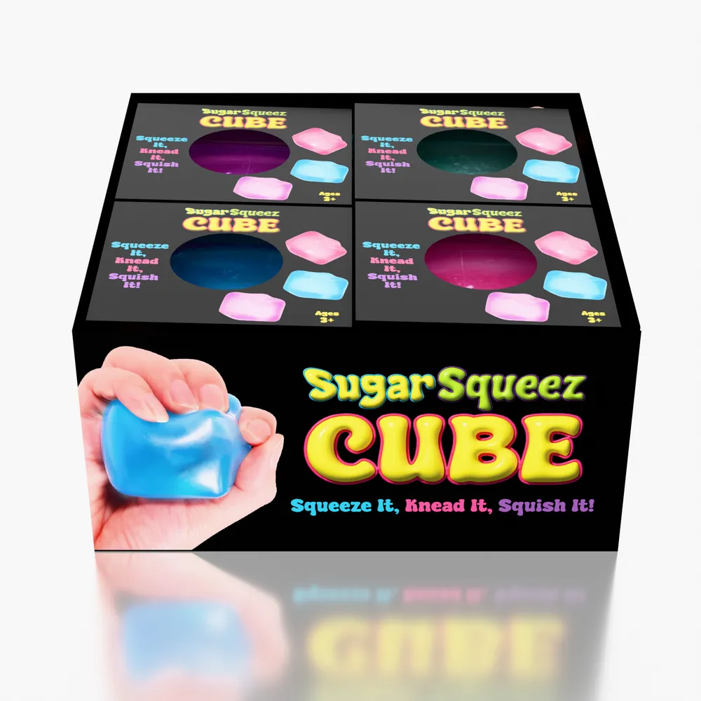 SugarSqueez Cube Large Size Squishies Fidget Sugar Stress Ball — photo 6