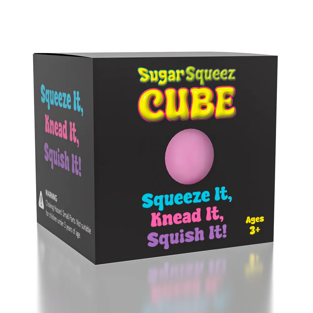 SugarSqueez Cube Mini Size Squishies Fidget Sugar Stress Ball