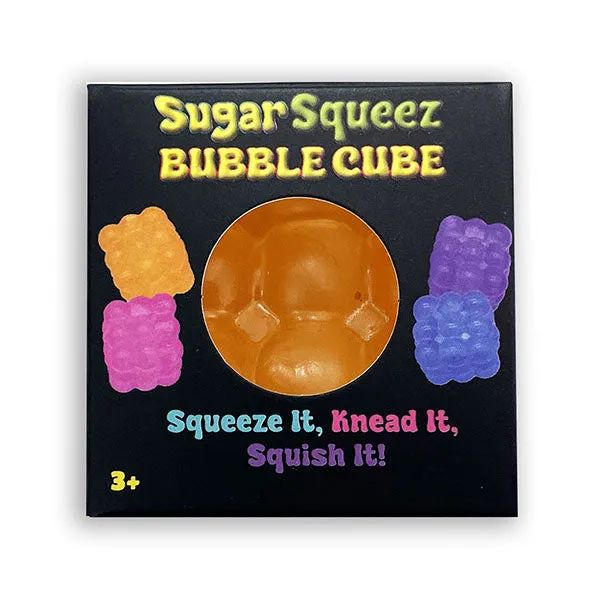 SugarSqueez Squishies Bubble Cube Maltose Fidget Stress Ball