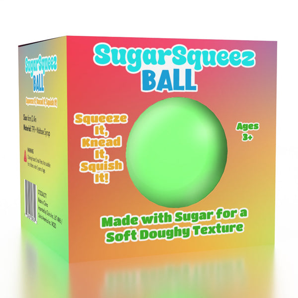 SugarSqueez Squishies Fidget Sugar Neon Stress Ball