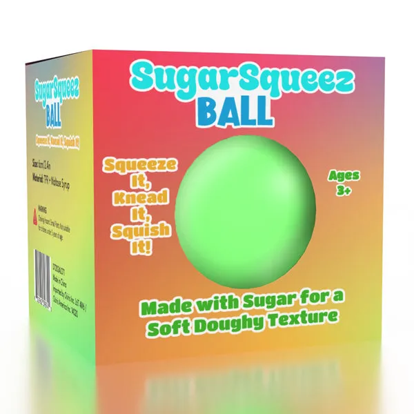 SugarSqueez Squishies Fidget Sugar Neon Stress Ball