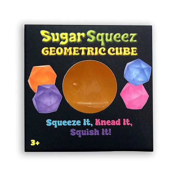 SugarSqueez Squishies Maltose Geometric Cube Fidget Stress Ball