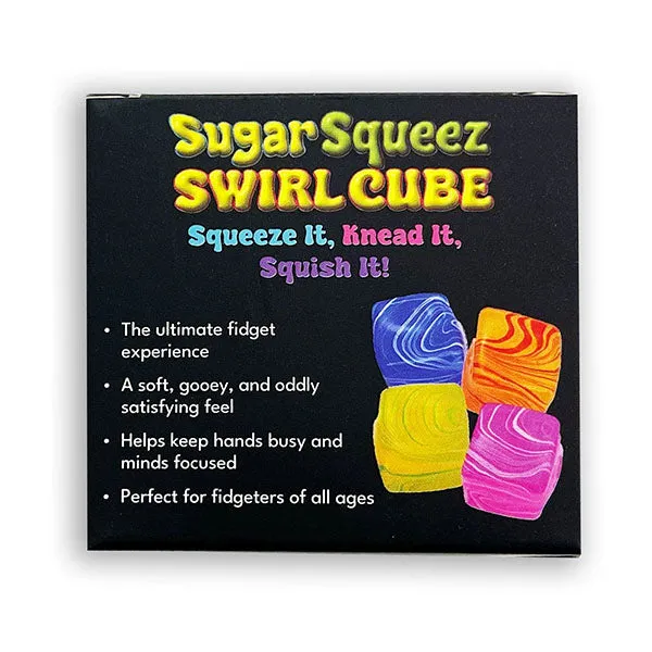 SugarSqueez Squishies Swirl Cube Maltose Fidget Stress Ball — photo 2