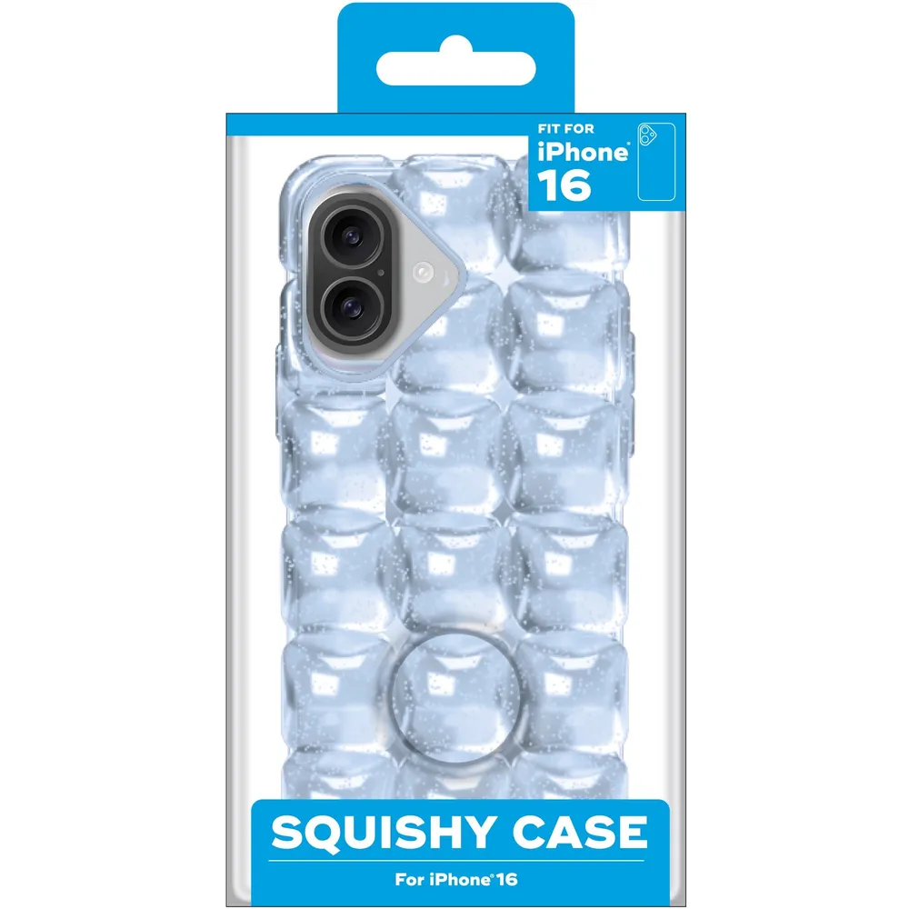 SugarSqueez Squishy Fidget Jelly iPhone Case in Blue or Pink Fit For iPhone 16 — photo 2