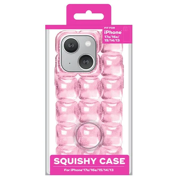 SugarSqueez Squishy Fidget Jelly iPhone Case in Blue or Pink Multiple Sizes