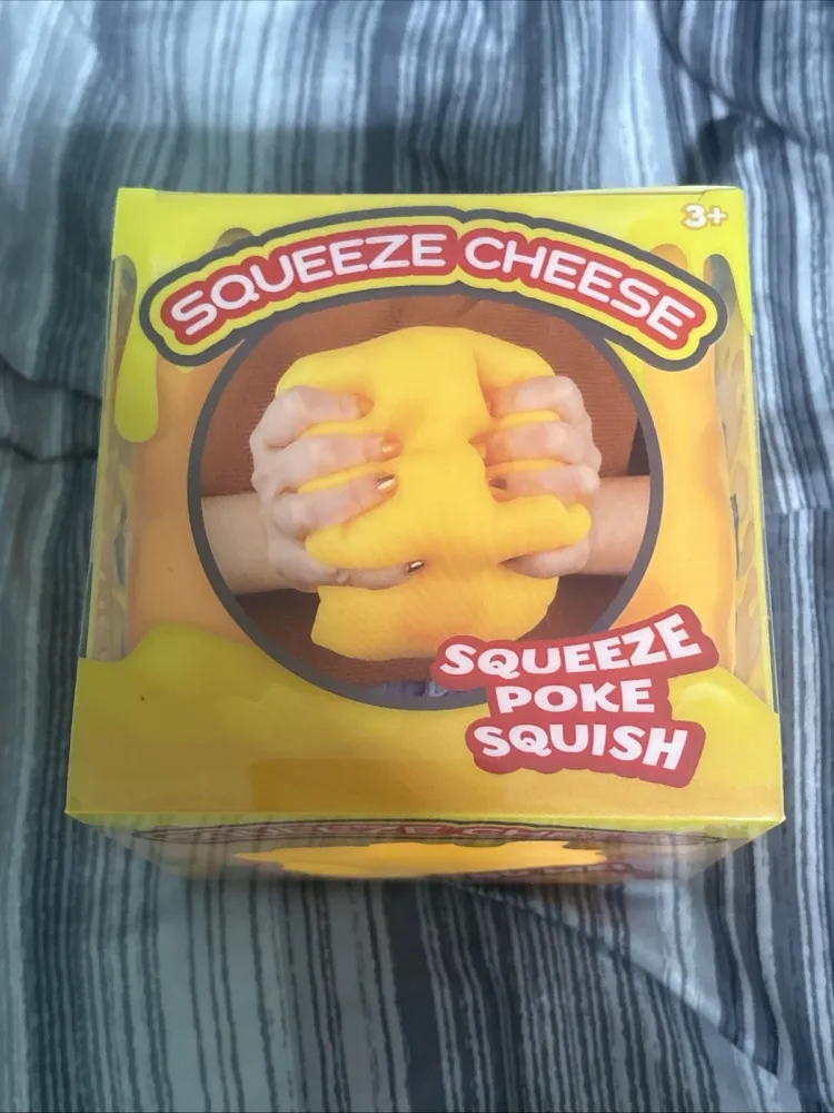 Sunny Days Jumbo Cheese Squishy Squeeze Sensory Fidget — photo 2