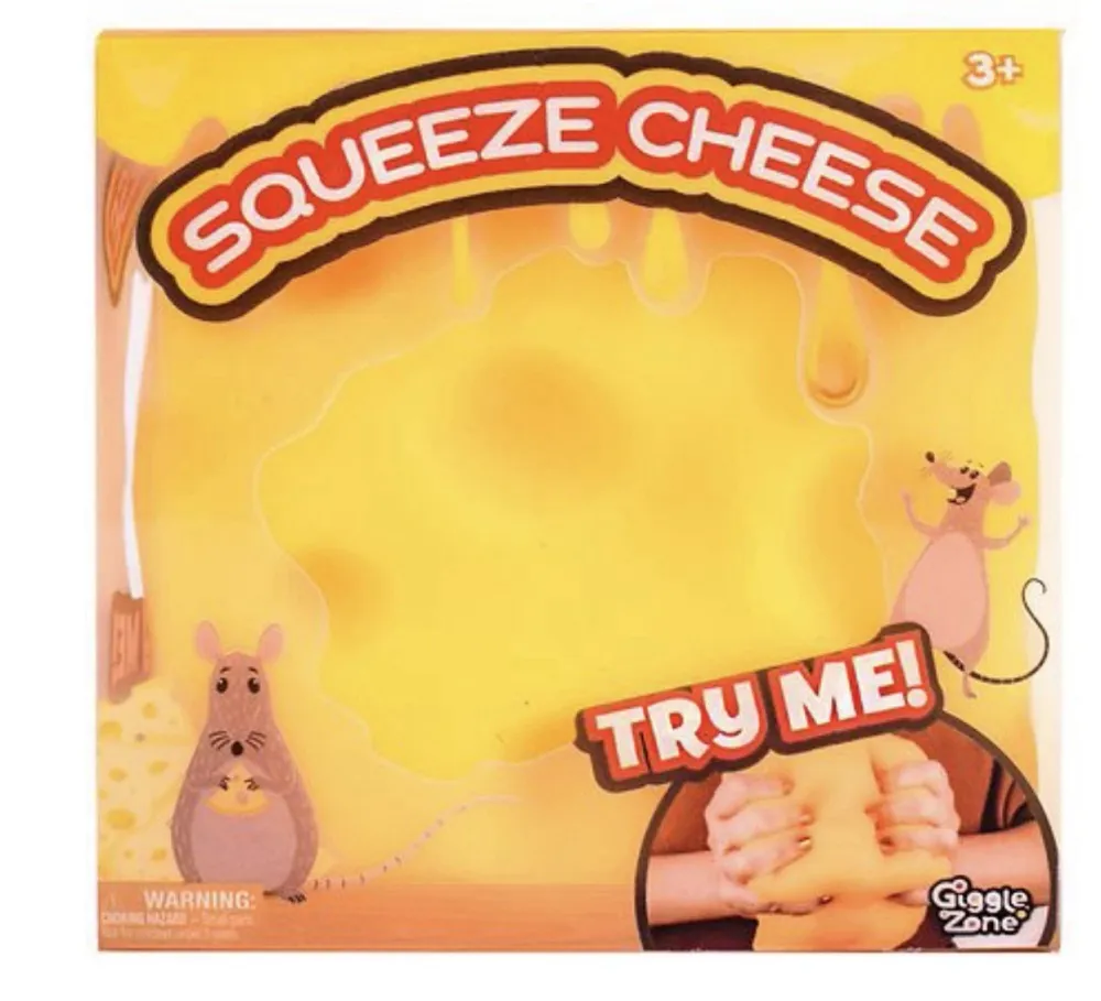 Sunny Days Jumbo Cheese Squishy Squeeze Sensory Fidget — photo 3