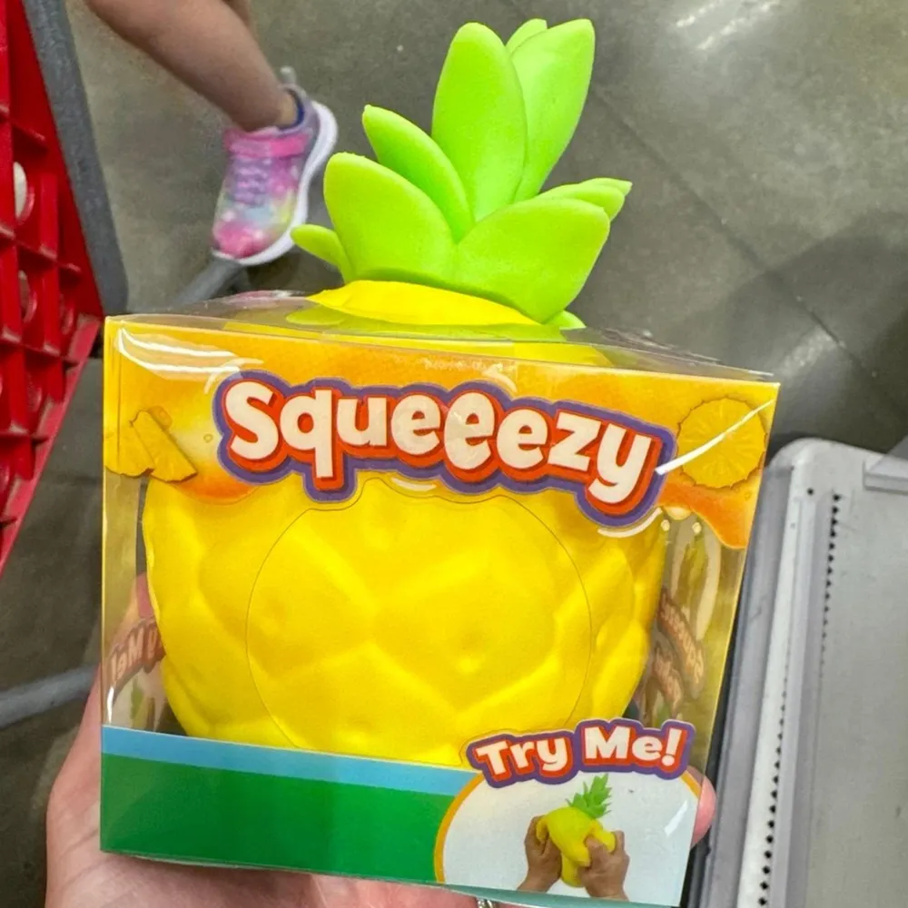 Sunny Days Squeeezy Pineapple Squishy