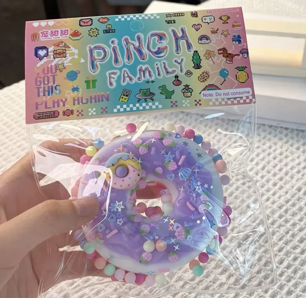 Taba Donut Squishy - Purple Pastel