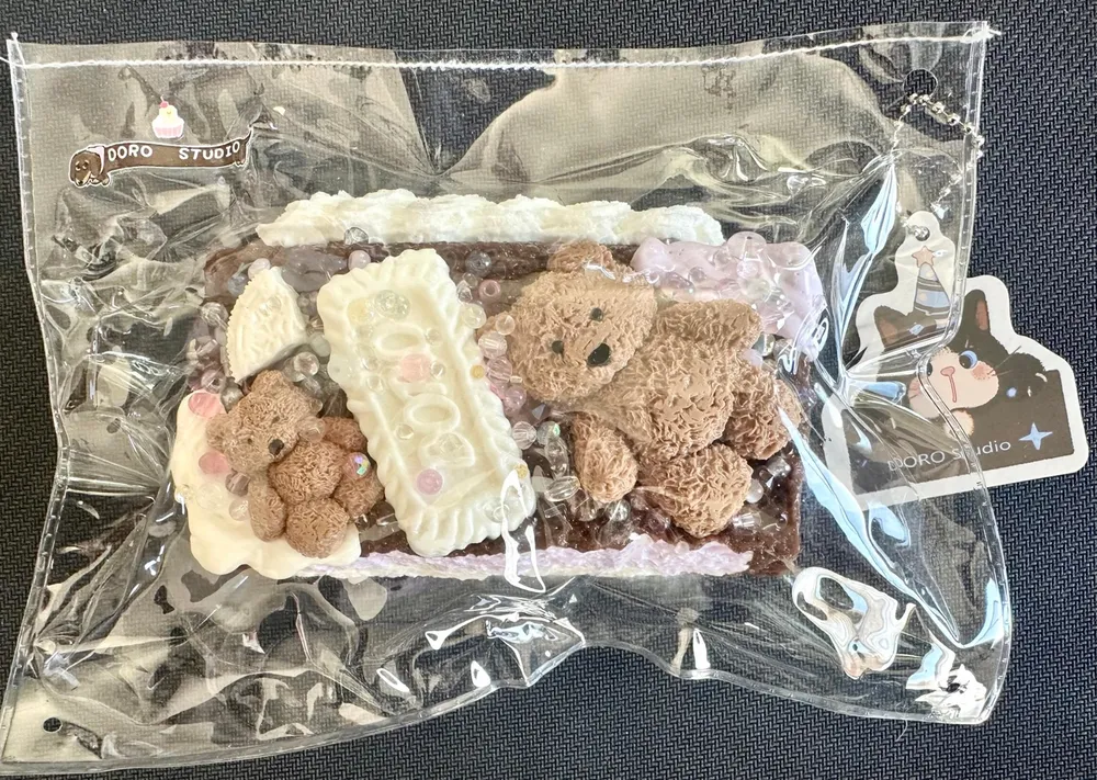 DORO Bear Chocolate Cake Taba Squishy