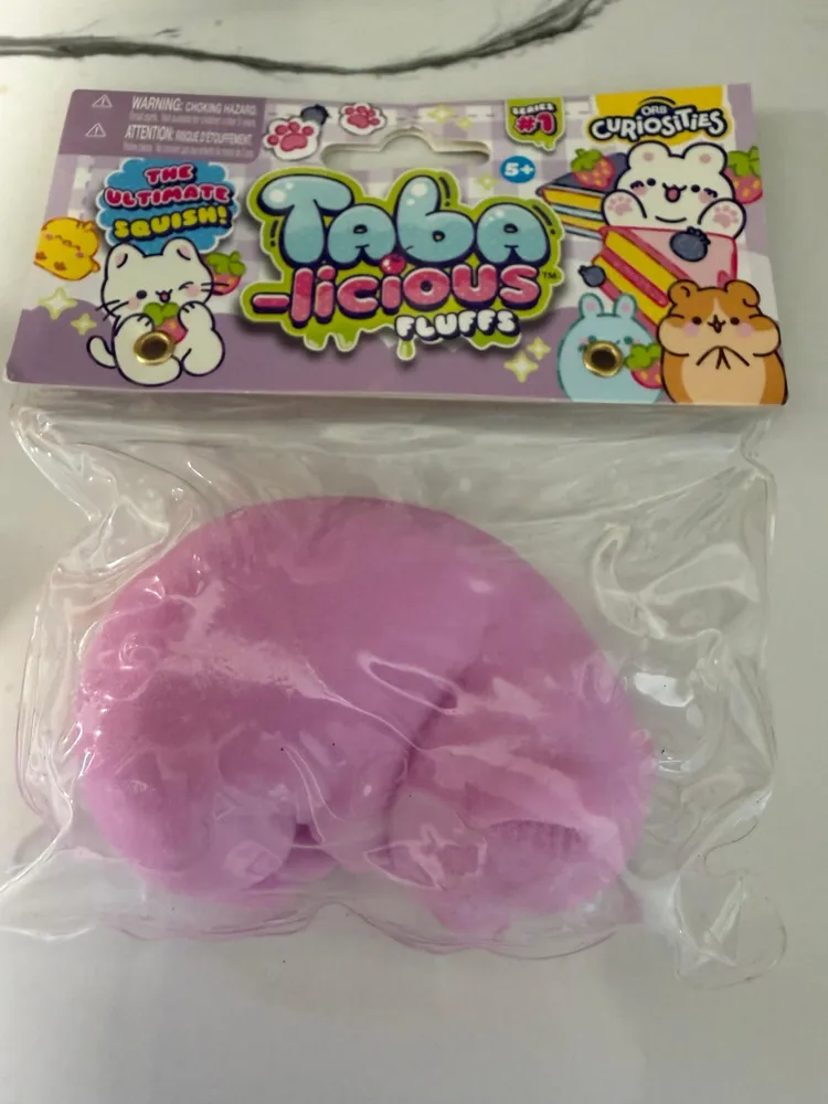 Taba-Licious Curiosities Fluffs Cat Purple