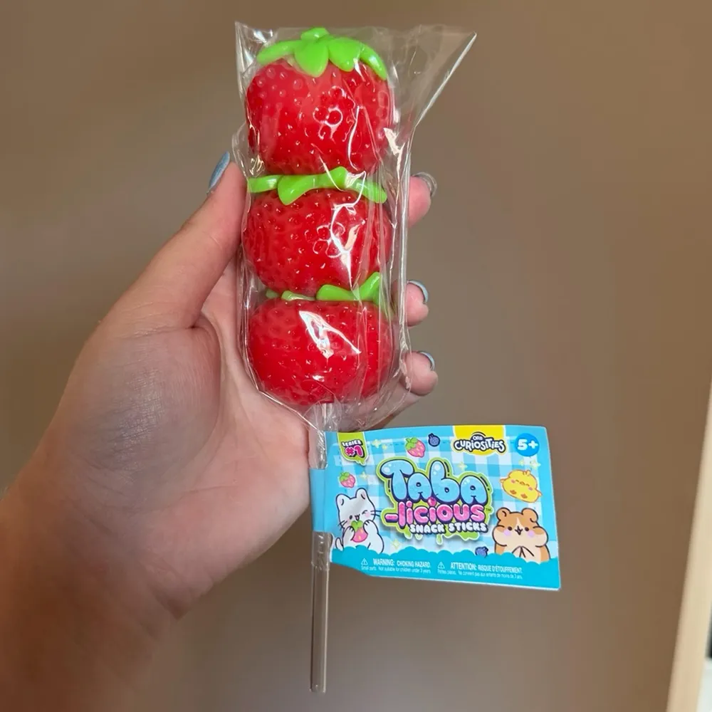 Taba-licious Snack Sticks Strawberry Squishy