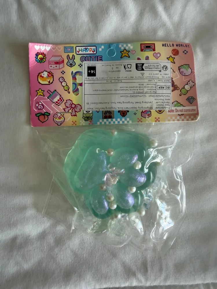 Taba Mint Green Pearl Iridescent Squishy