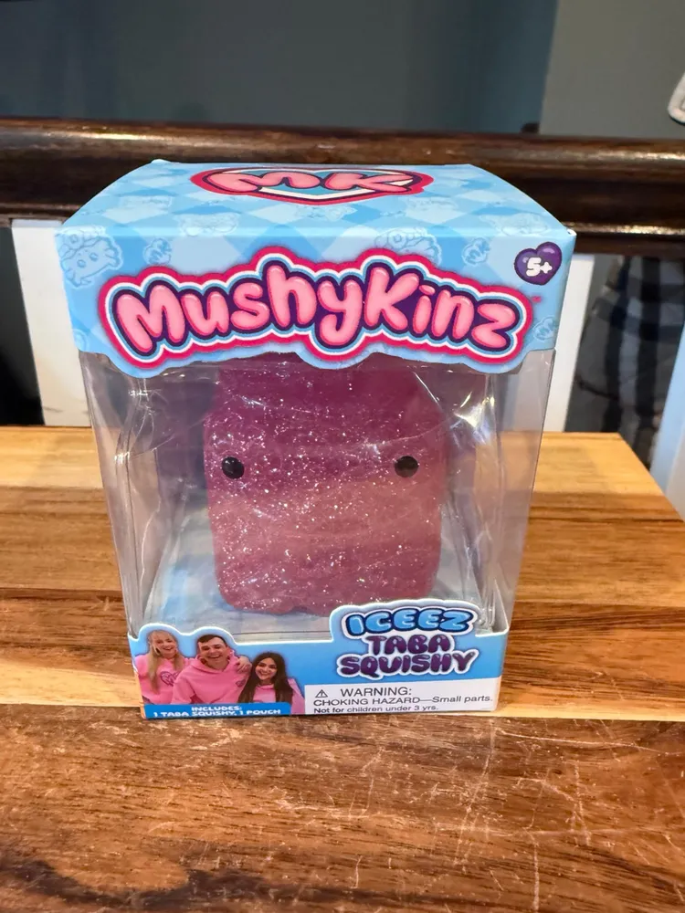 Taba MushyKinz Iceeez Pink Glitter Axolotl Squishy