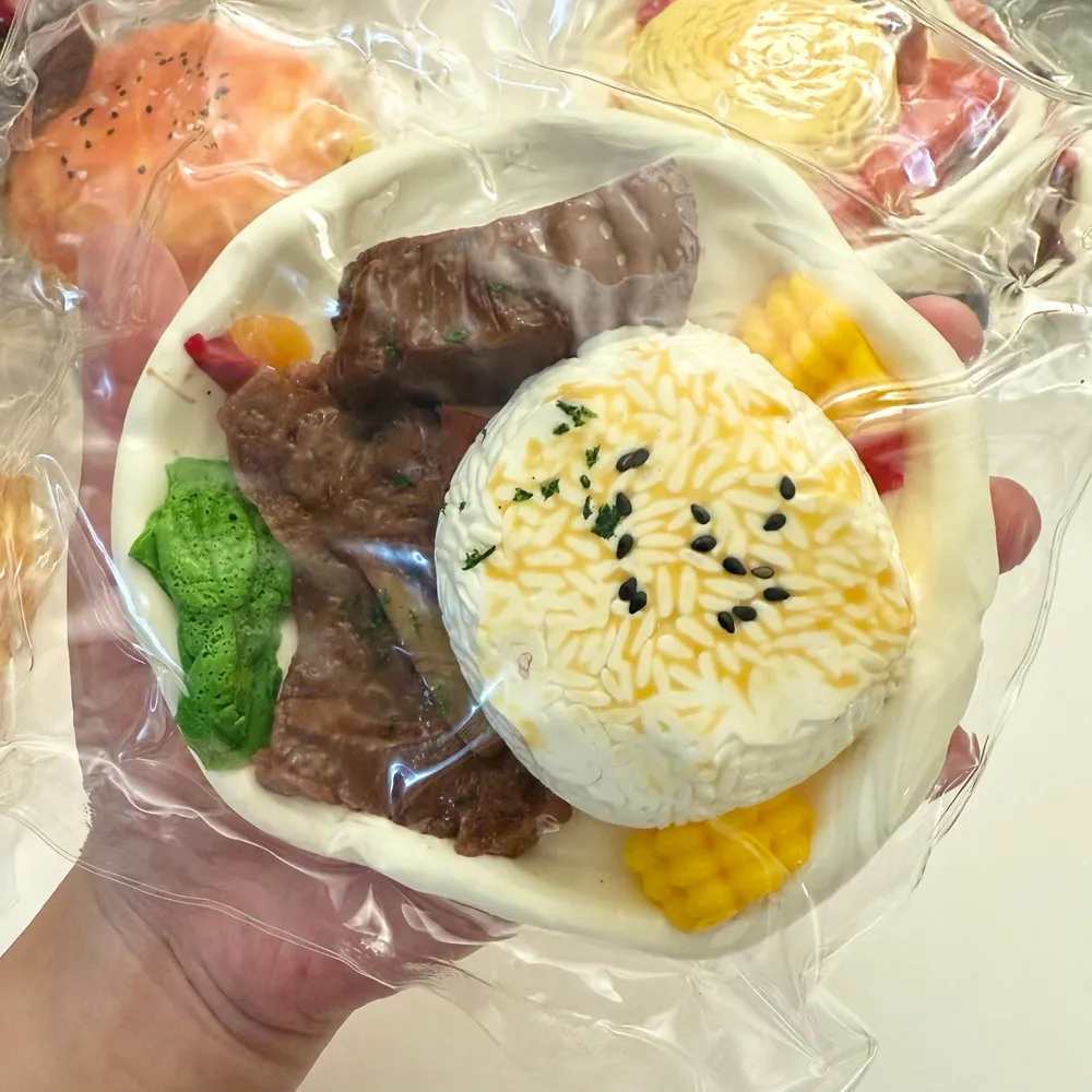 Taba Realistic Food Plate Squishy