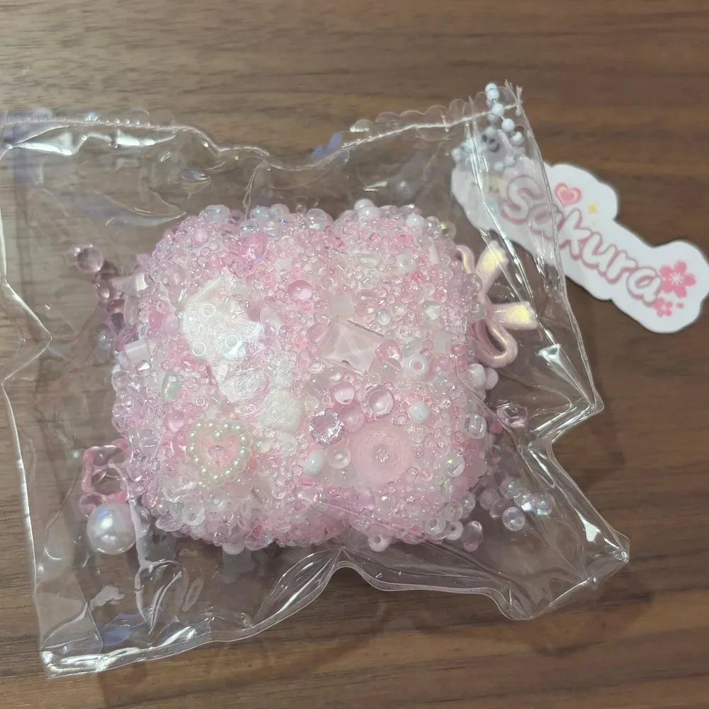 Taba Sakura Pink Beaded Squishy