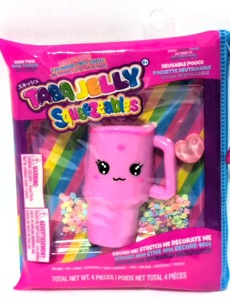 Taba Scented Jelly Squeezeables Pink Mug