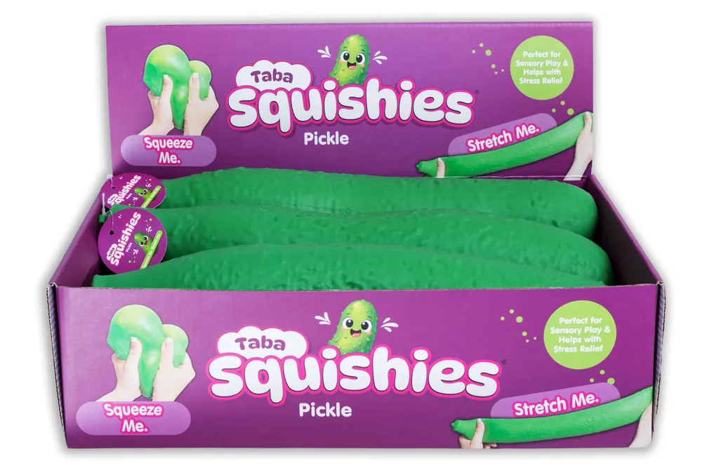 Taba Squishies 15.5" Stretchy Pickle Sensory Fidget Toy