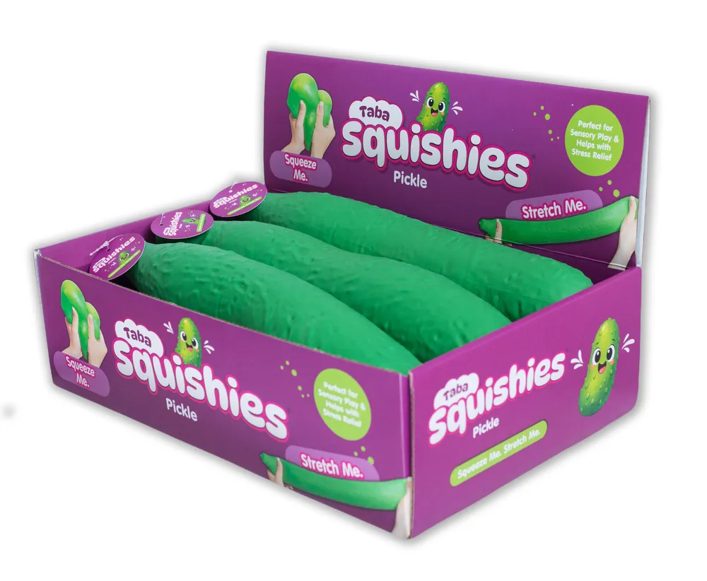 Taba Squishies 15.5" Stretchy Pickle Sensory Fidget Toy — photo 2