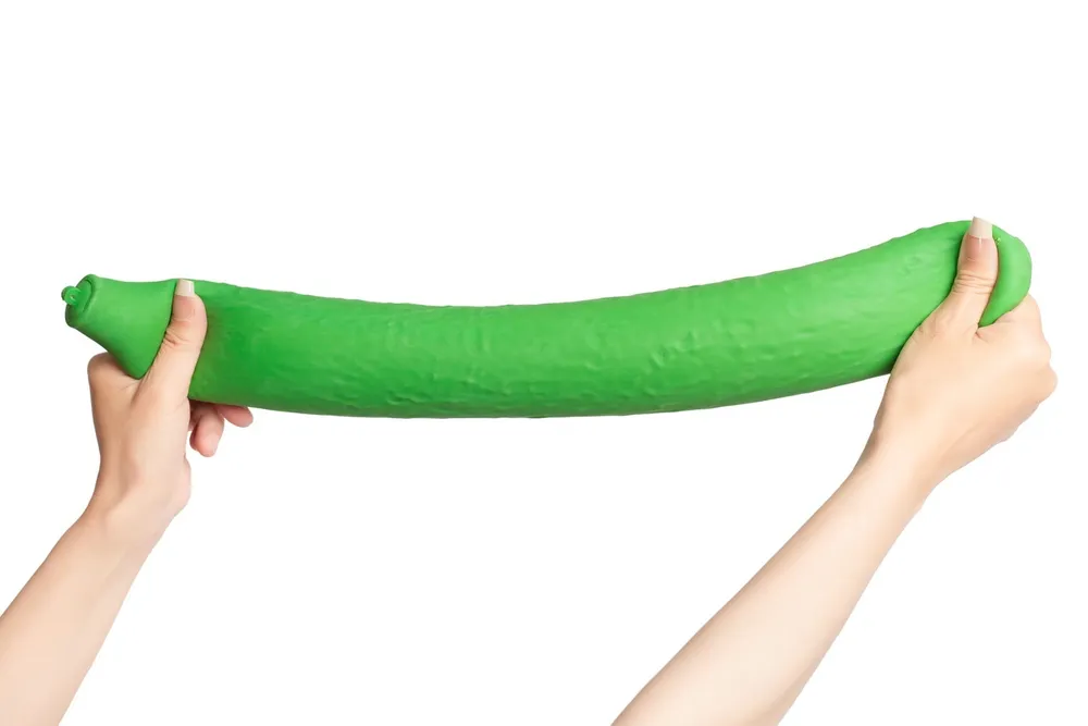 Taba Squishies 15.5" Stretchy Pickle Sensory Fidget Toy — photo 5